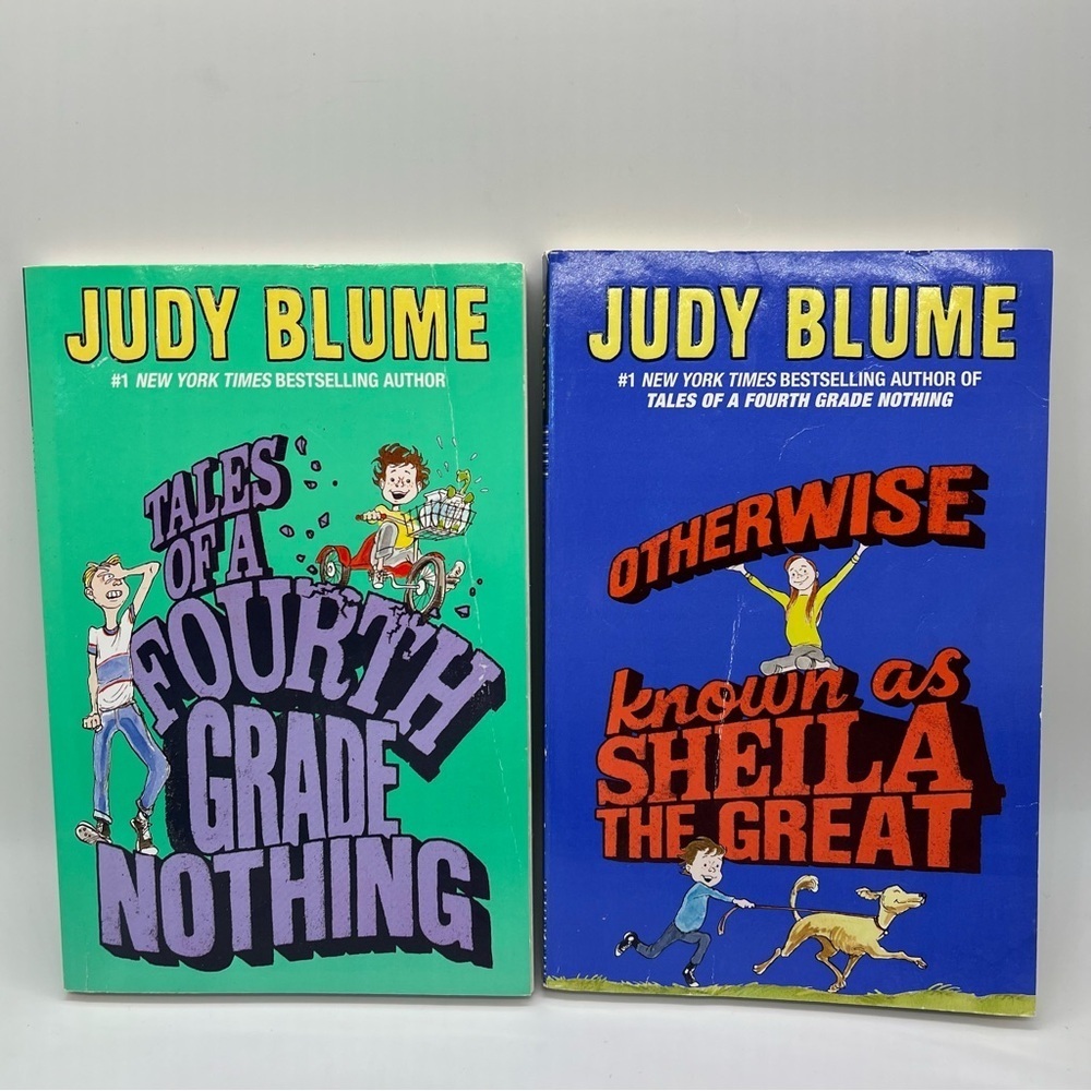 Judy Blume Book Lot Of 2, Fudge Series, 2016 Paperback